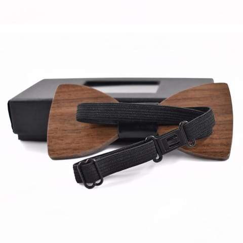 3D Wooden tie Pocket Square Cuff-links Fashion wood bow wedding dinner