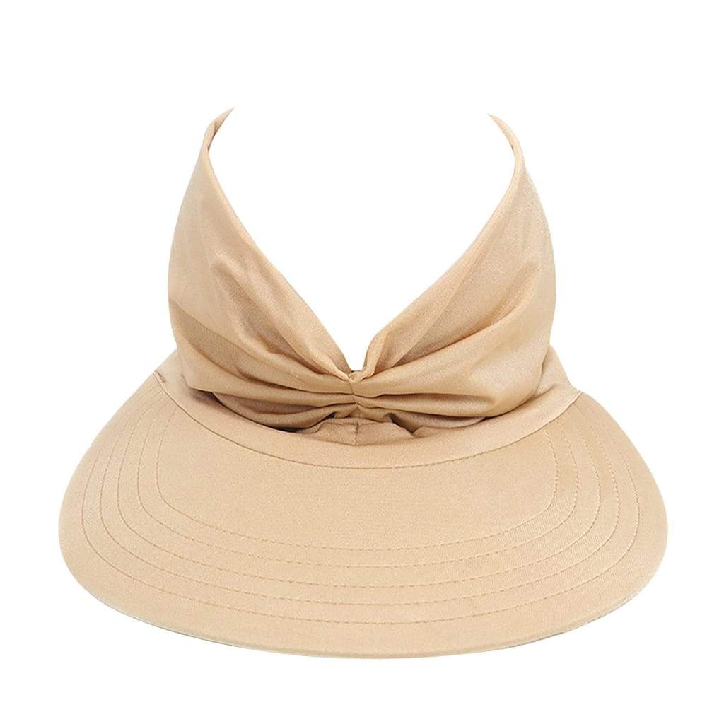 Summer Hat women’s Sun Visor Anti-ultraviolet Elastic Hollow Top