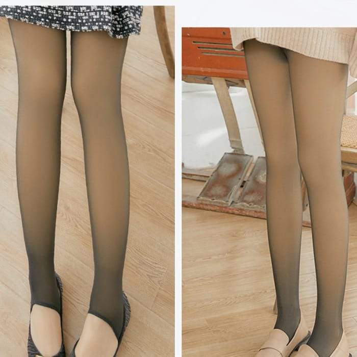 Translucent Warm Fleece Pantyhose