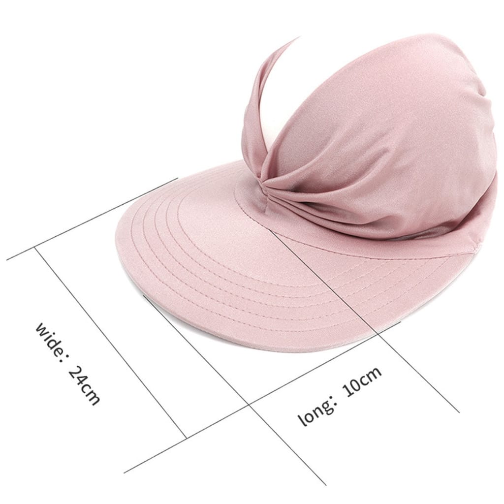 Summer Hat women’s Sun Visor Anti-ultraviolet Elastic Hollow Top