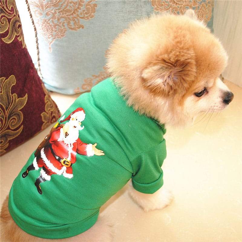 Christmas Dog Clothes Cotton Pet Clothing