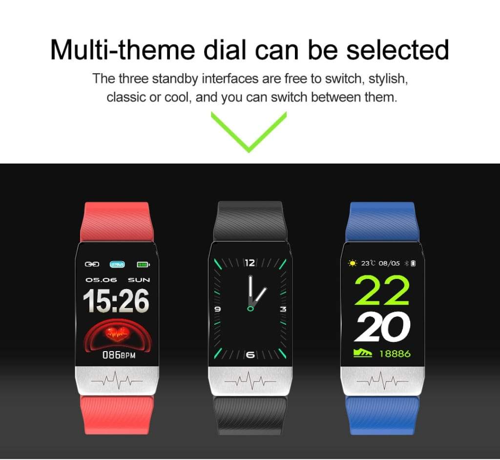 T1 Smart Watch Band na May Temperature Immune Measure ECG Heart Rate