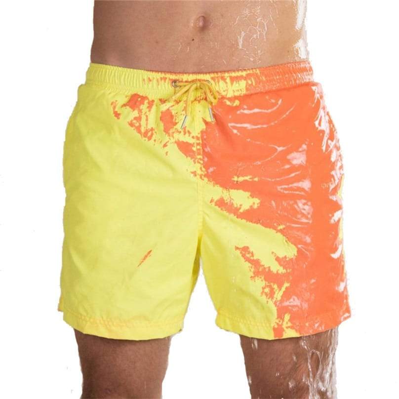 Men Beach Short Quick Dry High Temperature Discoloration Running Gym 