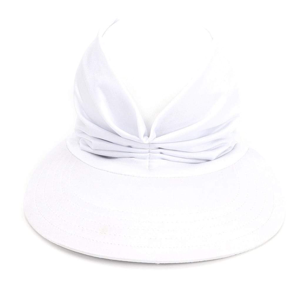 Summer Hat women’s Sun Visor Anti-ultraviolet Elastic Hollow Top