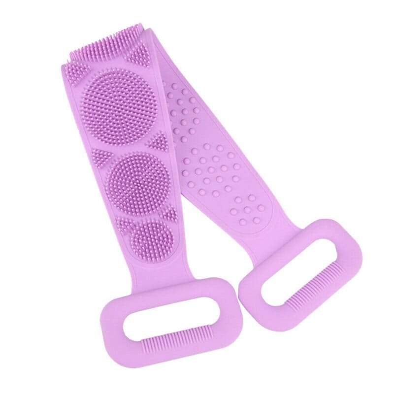 Bath Artifact Shower Silicone Body Brush Belt Exfoliating Wash