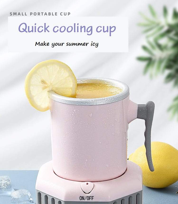 Schnellkühltasse Mini gekühlte Getränke Saft Desktop Quick-Freeze Office