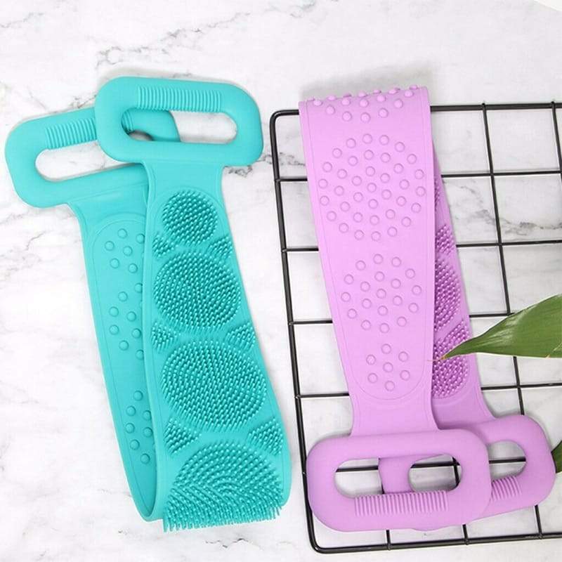 Bath Artifact Shower Silicone Body Brush Belt Exfoliating Wash