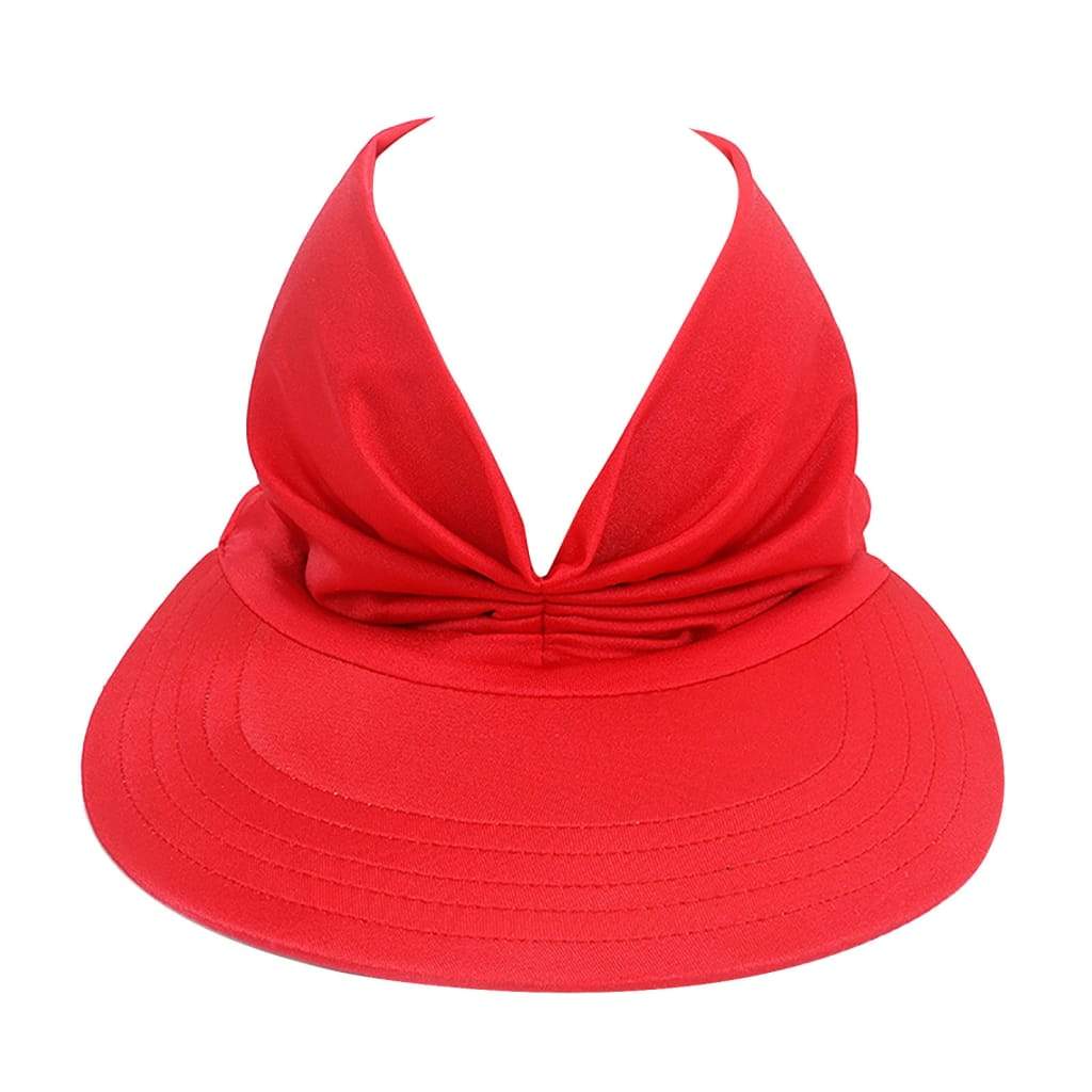 Summer Hat women’s Sun Visor Anti-ultraviolet Elastic Hollow Top