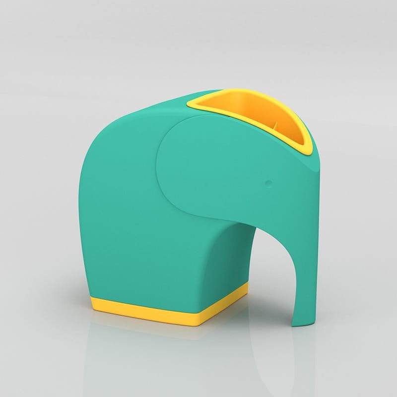 Elephant Multi-function Pumping Tissue Box Storage Roll Paper Remote 