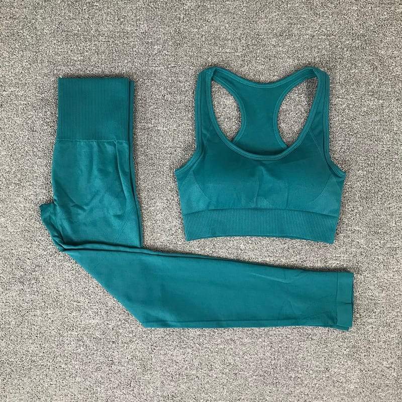 Combinaison de yoga sans couture pour femmes Sportswear Fitness Sport pour femmes Gym