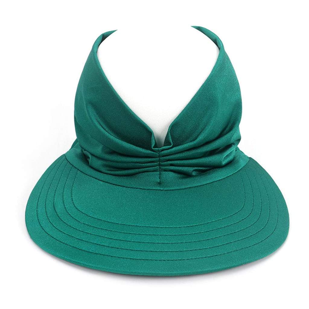 Summer Hat women’s Sun Visor Anti-ultraviolet Elastic Hollow Top