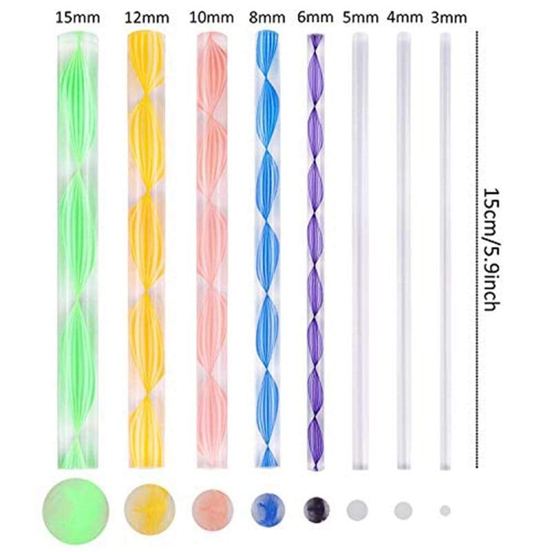 만다라 도팅 도구 세트 엠보싱 스타일러스 대형 막대 18개
