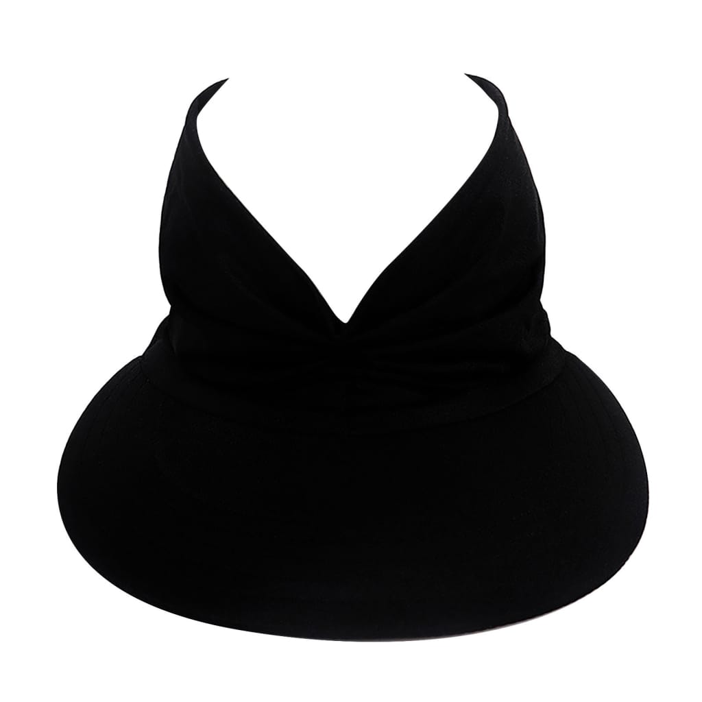 Summer Hat women’s Sun Visor Anti-ultraviolet Elastic Hollow Top