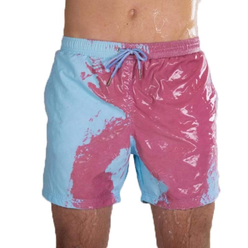 Men Beach Short Quick Dry High Temperature Discoloration Running Gym 