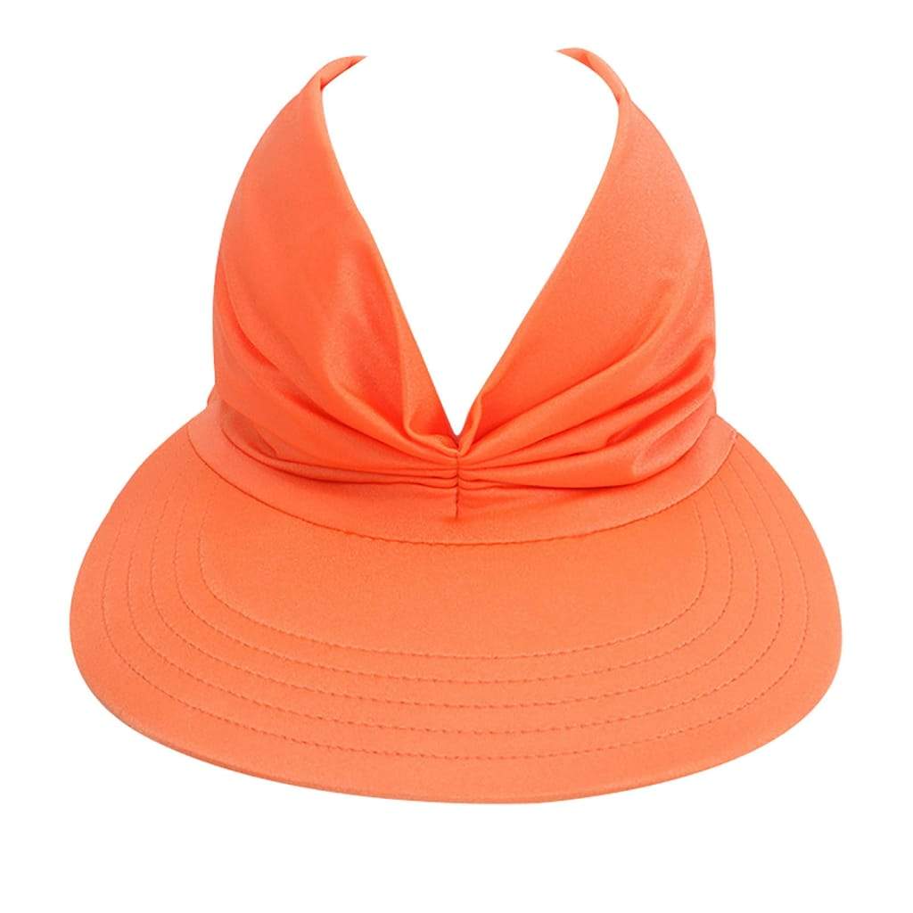 Summer Hat women’s Sun Visor Anti-ultraviolet Elastic Hollow Top