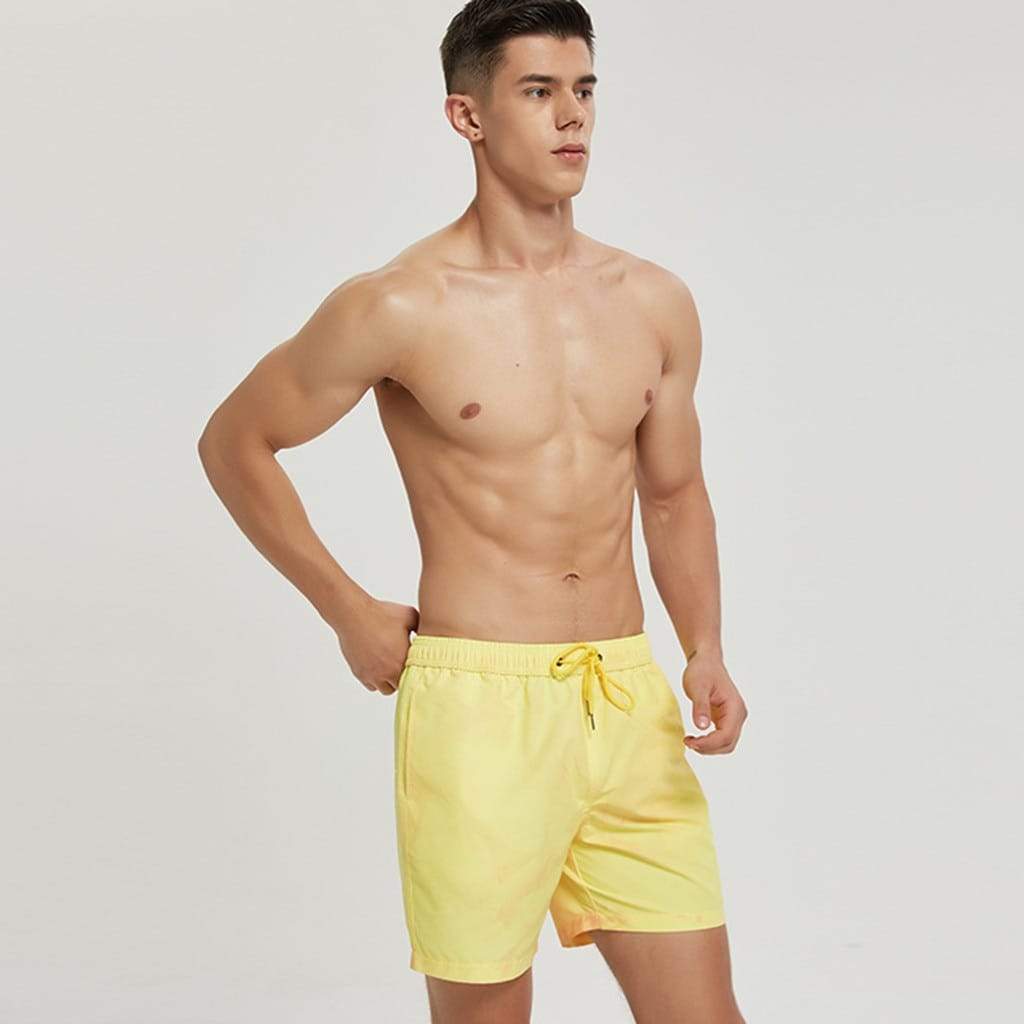 Men Beach Short Quick Dry High Temperature Discoloration Running Gym 