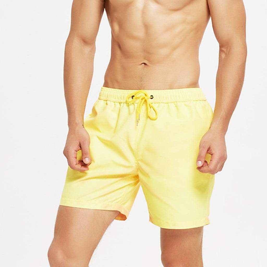 Men Beach Short Quick Dry High Temperature Discoloration Running Gym 