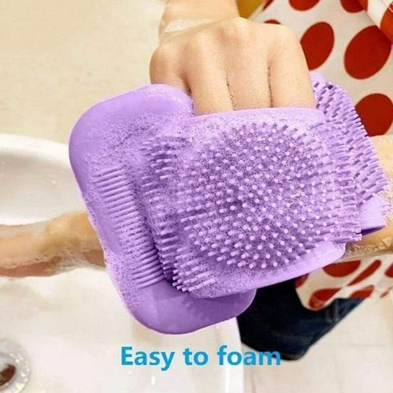 Bath Artifact Shower Silicone Body Brush Belt Exfoliating Wash