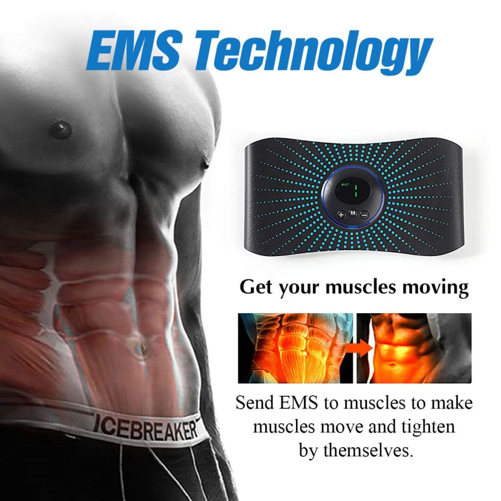 Abdominal Muscle Stimulator Trainer EMS ABS Electro Stimulation 