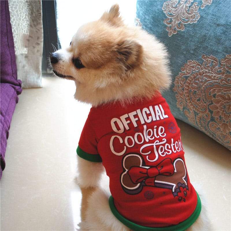 Christmas Dog Clothes Cotton Pet Clothing