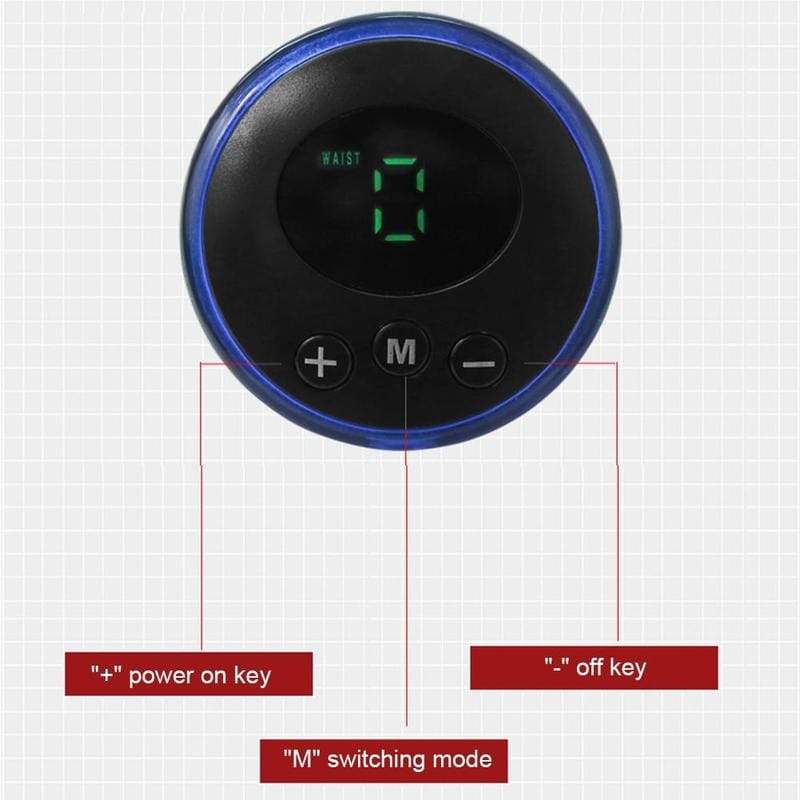 Abdominal Muscle Stimulator Trainer EMS ABS Electro Stimulation 