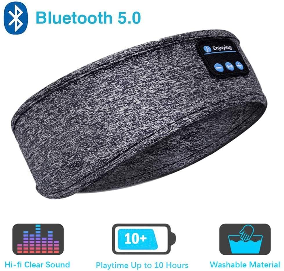 Sleep -hovedtelefoner Bluetooth -hovedbånd, opgradering Soft Sleeping Wireless