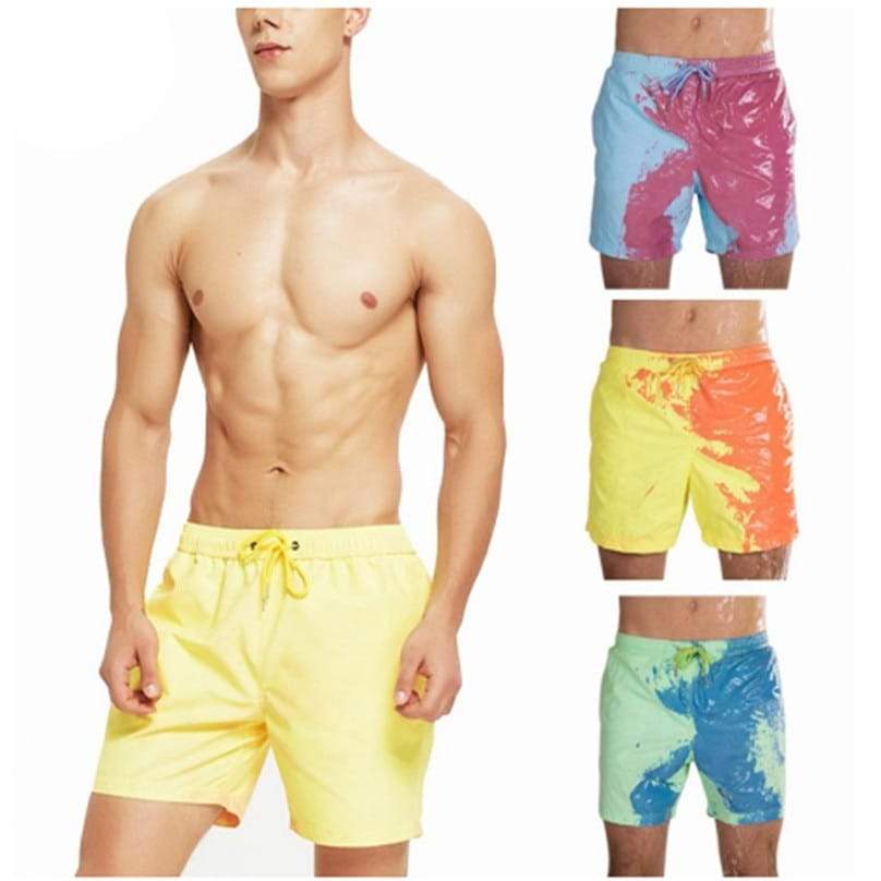 Men Beach Short Quick Dry High Temperature Discoloration Running Gym 