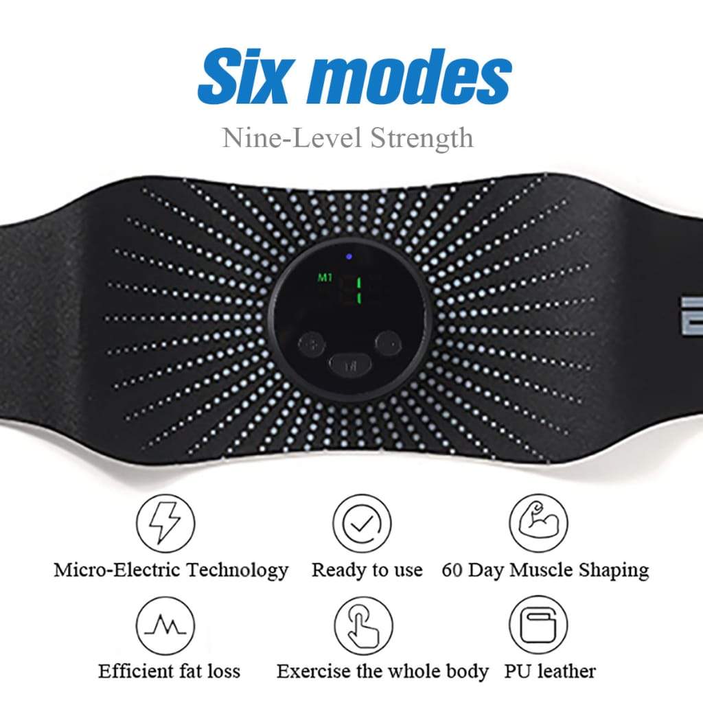 Abdominal Muscle Stimulator Trainer EMS ABS Electro Stimulation 