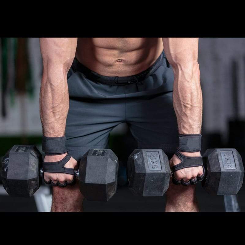 Sportovní poloprstové fitness rukavice Činka Noste vybavení na jógu