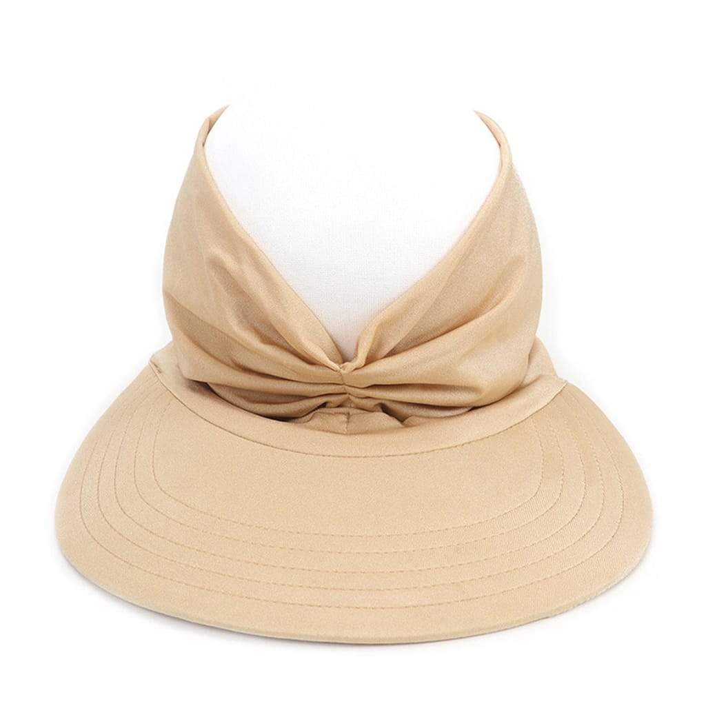 Summer Hat women’s Sun Visor Anti-ultraviolet Elastic Hollow Top