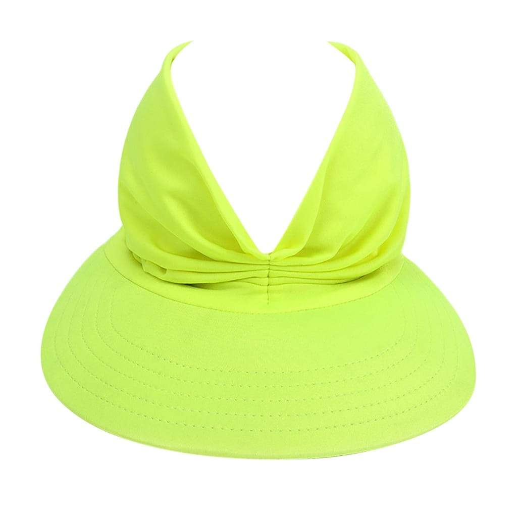 Summer Hat women’s Sun Visor Anti-ultraviolet Elastic Hollow Top