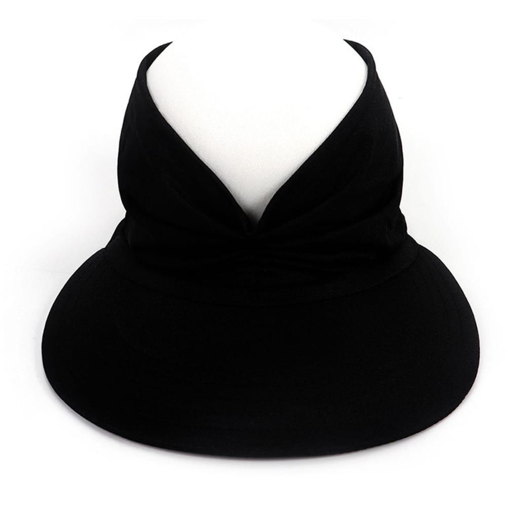 Summer Hat women’s Sun Visor Anti-ultraviolet Elastic Hollow Top