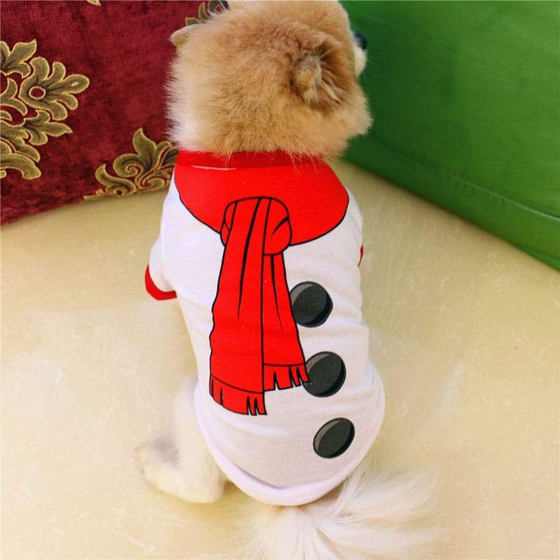 Christmas Dog Clothes Cotton Pet Clothing