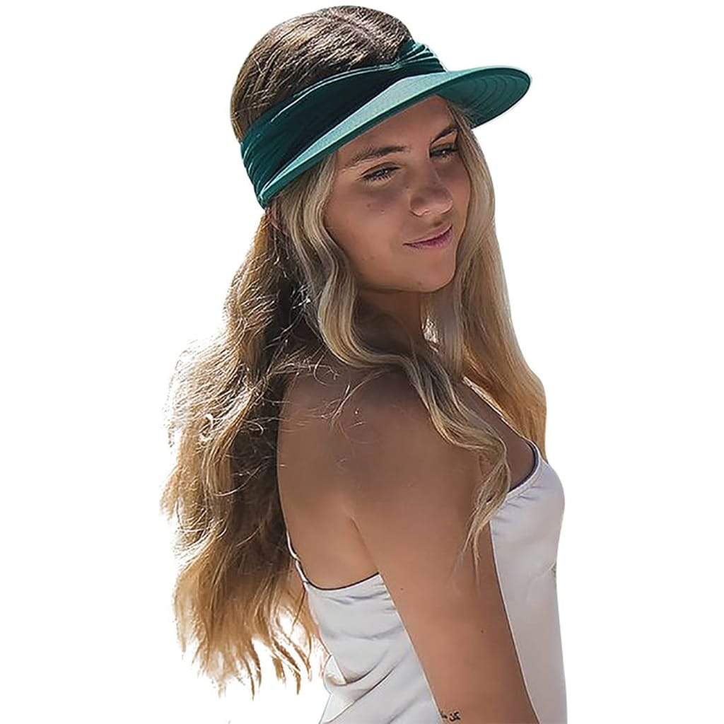 Summer Hat women’s Sun Visor Anti-ultraviolet Elastic Hollow Top