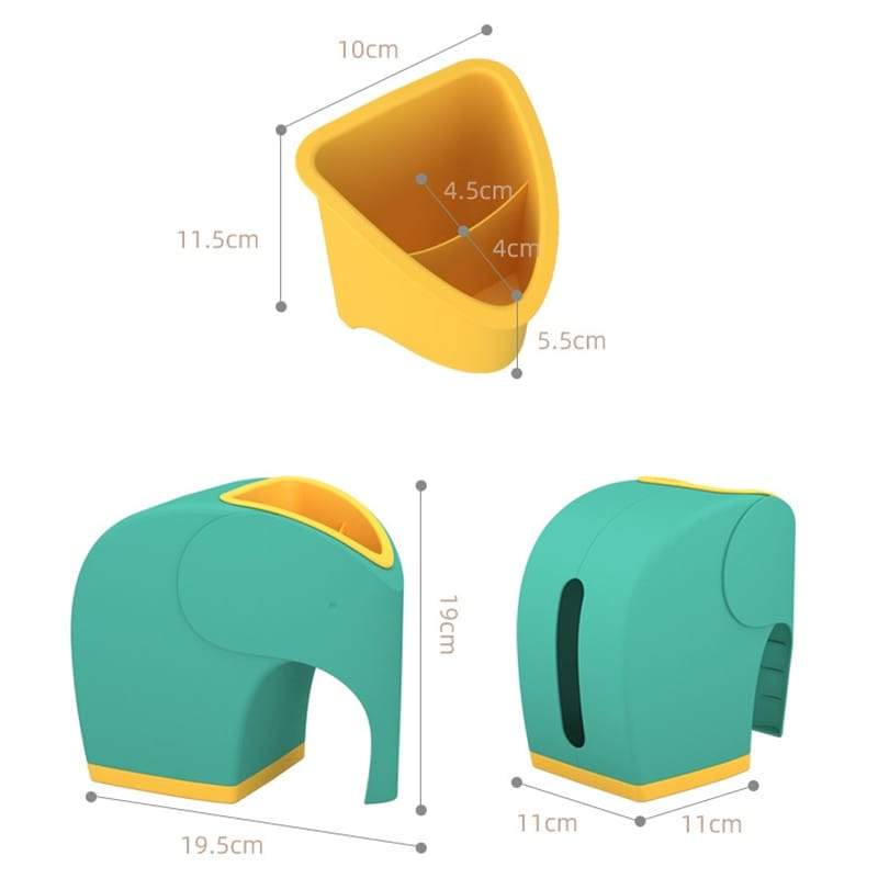 Elephant Multi-function Pumping Tissue Box Storage Roll Paper Remote 