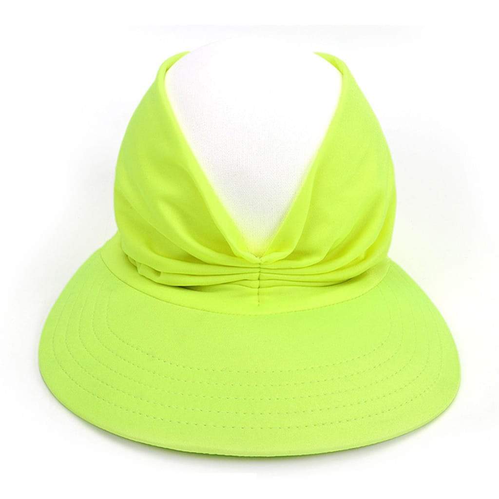 Summer Hat women’s Sun Visor Anti-ultraviolet Elastic Hollow Top