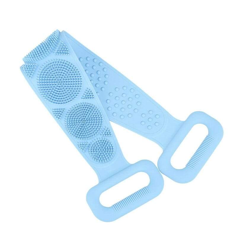 Bath Artifact Shower Silicone Body Brush Belt Exfoliating Wash