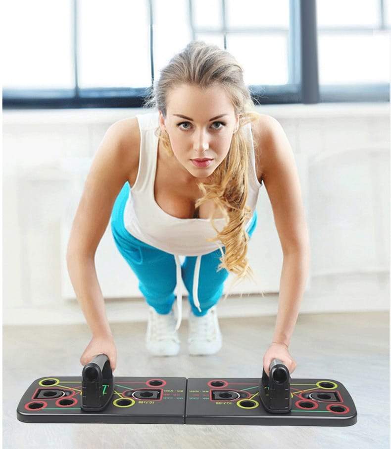 9-in-1-Push-Up-Board mit Multifunktions-Bodybuilding-Fitness-Übung