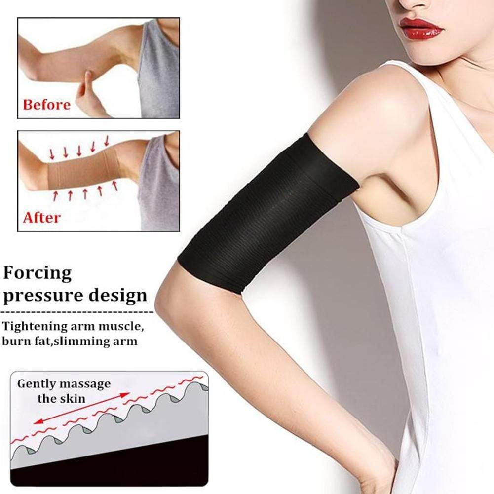 2Pcs Weight Loss Calories off Slim Slimming Arm Shaper Massager Sleeve