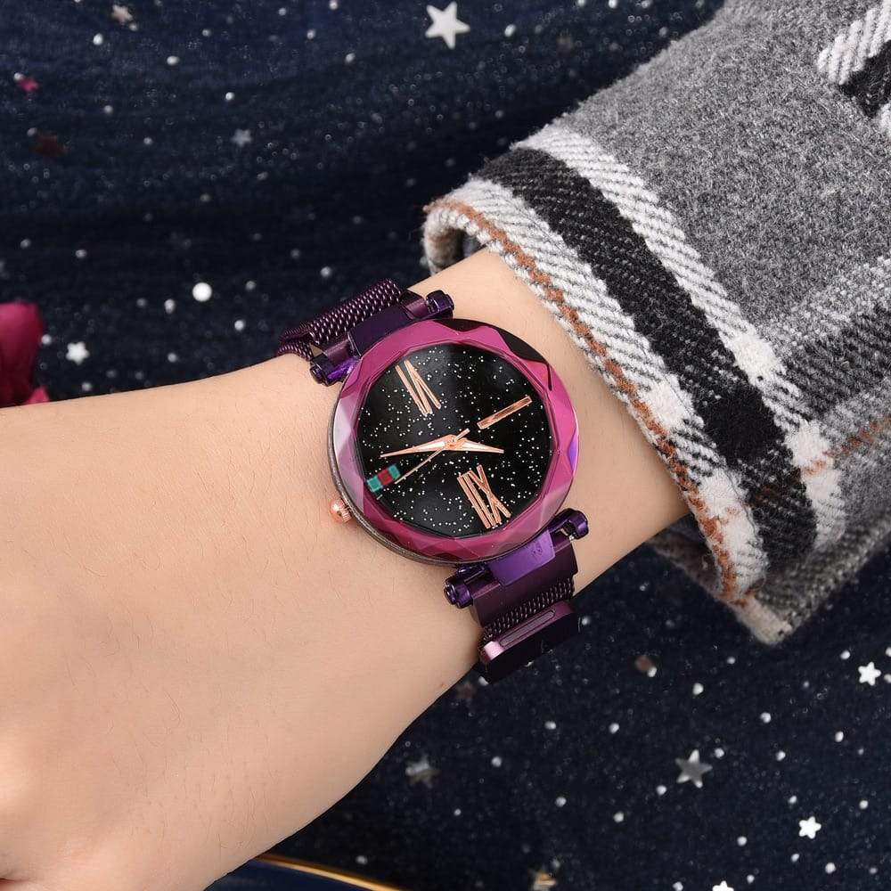 Luna Watch Magnet Milan Starry Mme Shaking Sound Explosion Modèles Spot