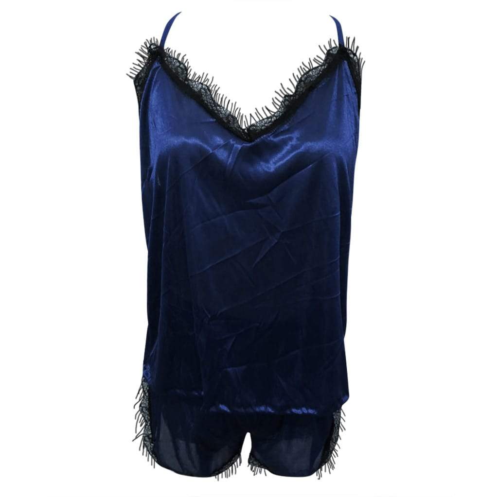 Top senza maniche con cinturino in pizzo e finiture in raso Cami Top da notte Femme Sexy Summer