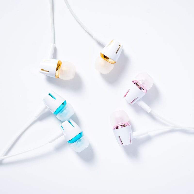 Luminous Headset 3.5mm Plug Wired Glowing Earphone with Mic Volume 