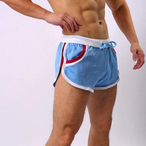 Men Running Shorts Gym Training Sportwear Home Leisure Wear Fitness 