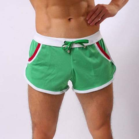 Men Running Shorts Gym Training Sportwear Home Leisure Wear Fitness 