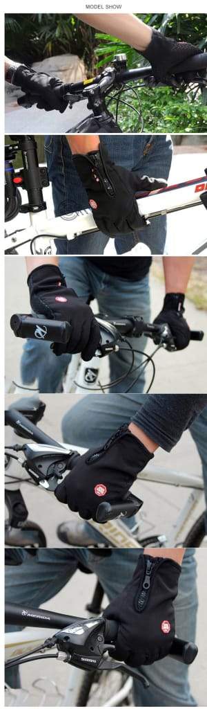 Touch Screen Windproof Outdoor Sport Gloves,Unisex Winter Fleece 