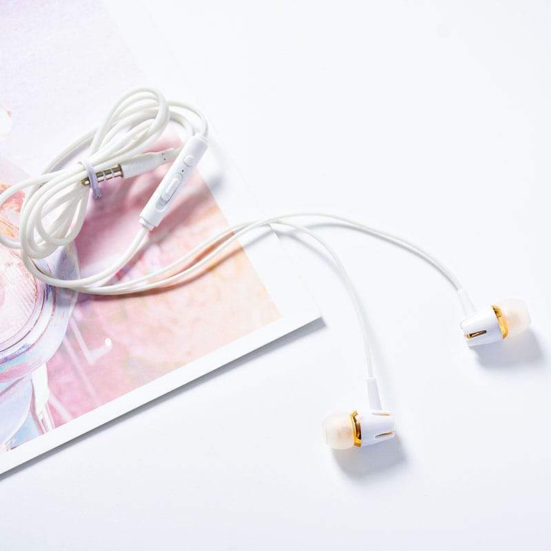 Luminous Headset 3.5mm Plug Wired Glowing Earphone with Mic Volume 