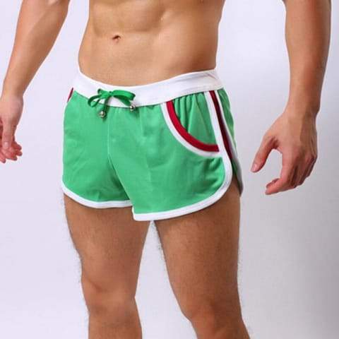 Men Running Shorts Gym Training Sportwear Home Leisure Wear Fitness 