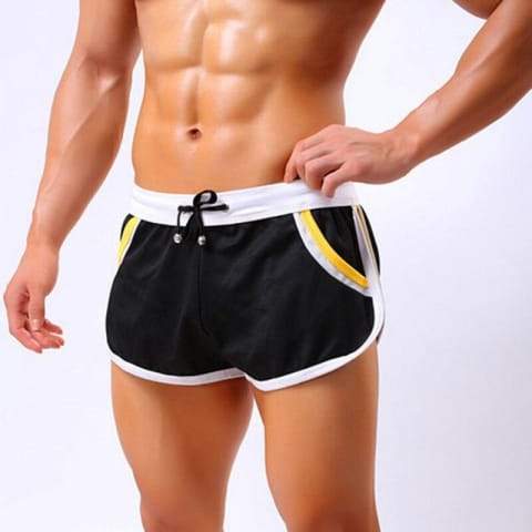 Men Running Shorts Gym Training Sportwear Home Leisure Wear Fitness 