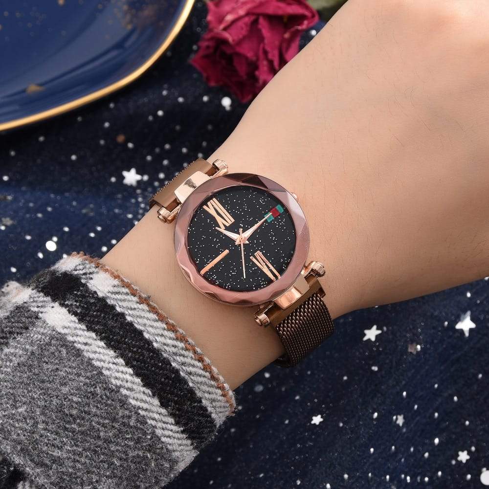 Luna Watch Magnet Milan Starry Mme Shaking Sound Explosion Modèles Spot