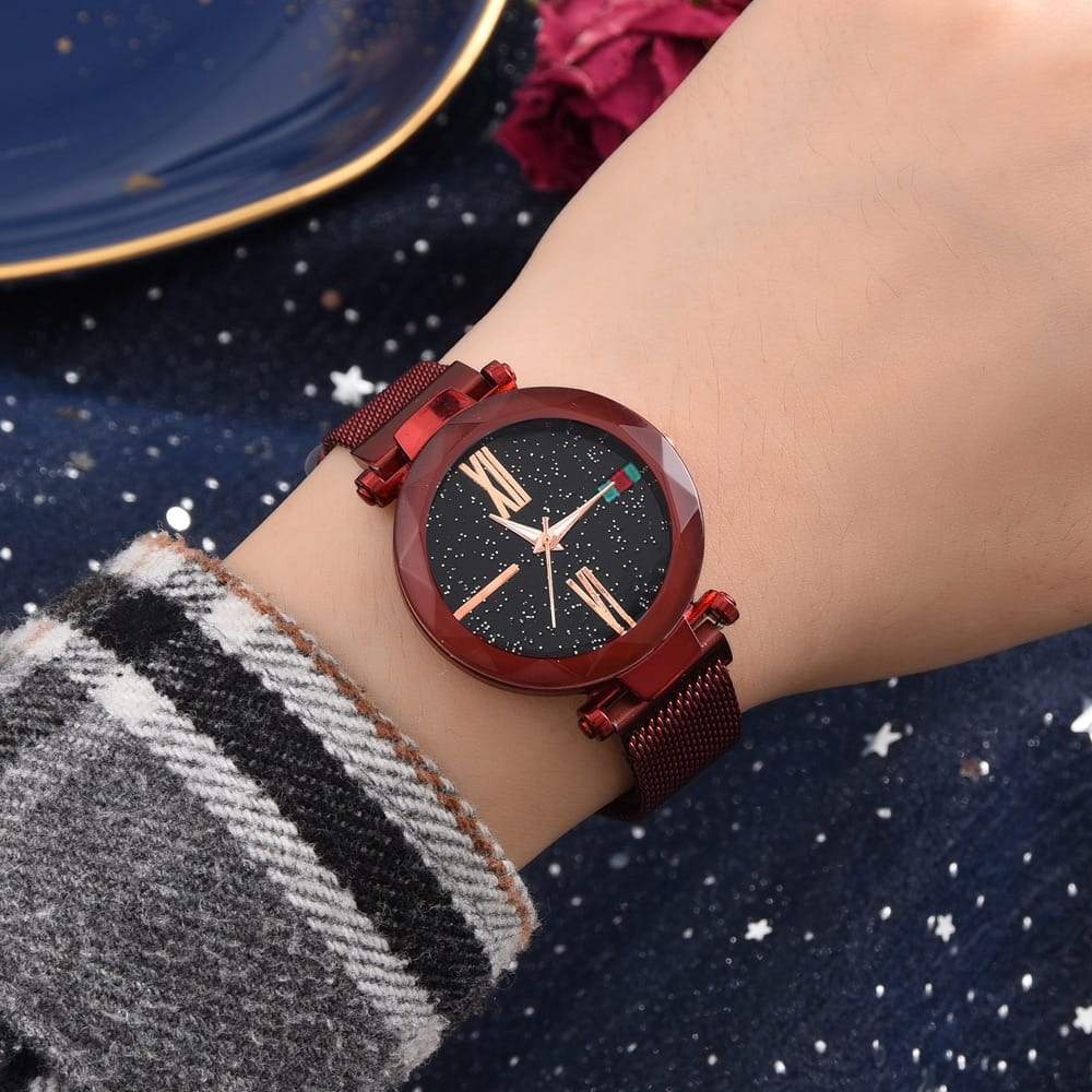 Luna Watch Magnet Milan Starry Ms Shaking Sound Explosion Modelos Spot